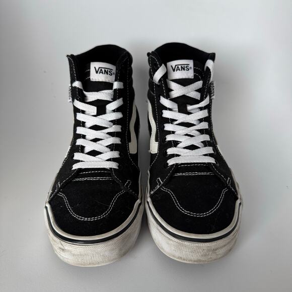 Vans Sk8-Hi High-Top Sneakers 🖤🤍 Womens sz 8.5 - Picture 2 of 9